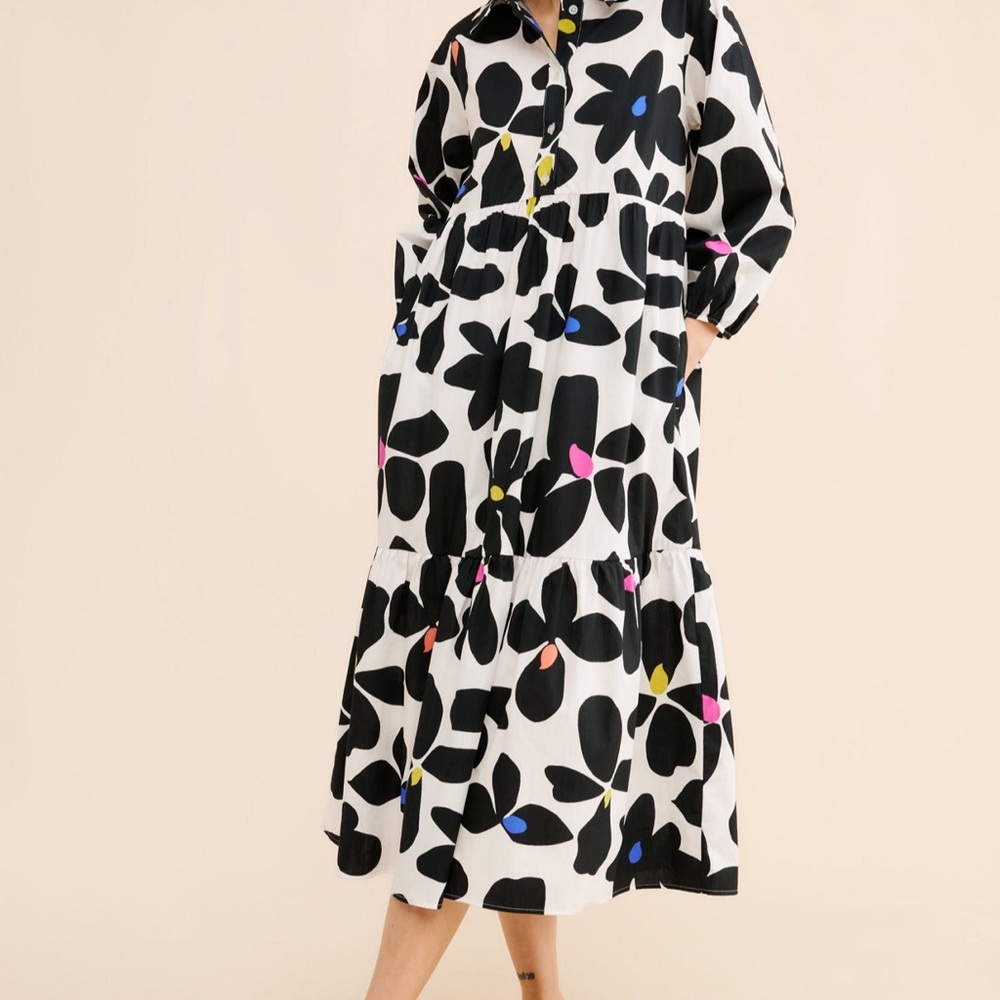 Anthropologie Maeve The Bettina Midi Dress
